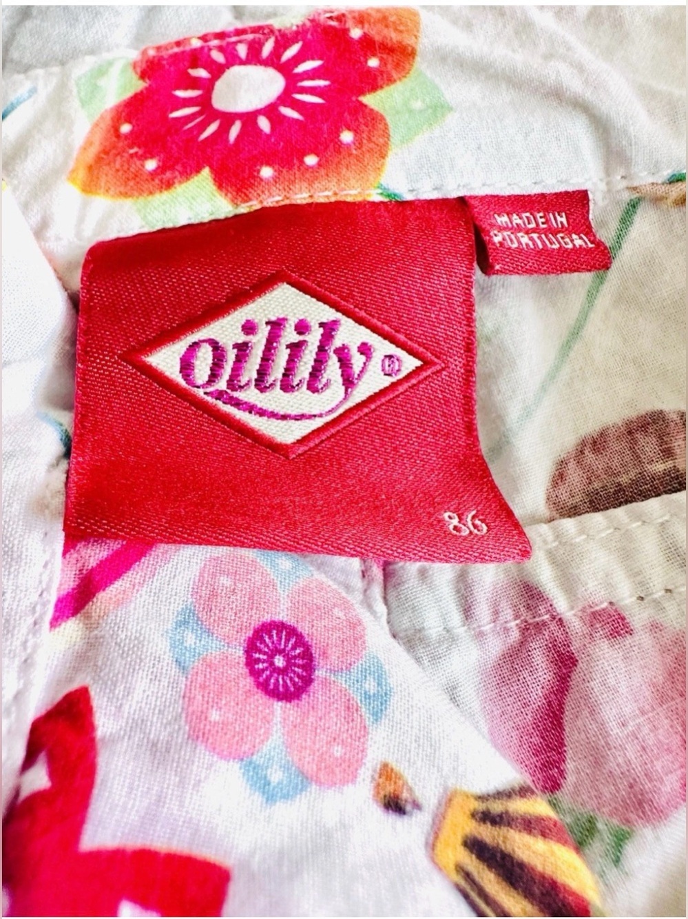 VINTAGE OILILY Girl 3pc Shirt Skirt Pants Set EU86 18-24M 2T Hot Air Balloon 🎈 - Picture 6 of 6
